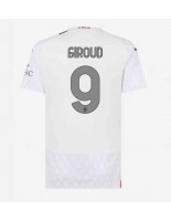 AC Milan Olivier Giroud #9 Vieraspaita Naisten 2023-24 Lyhythihainen